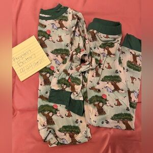 Winnie The Pooh Print Pajama Set